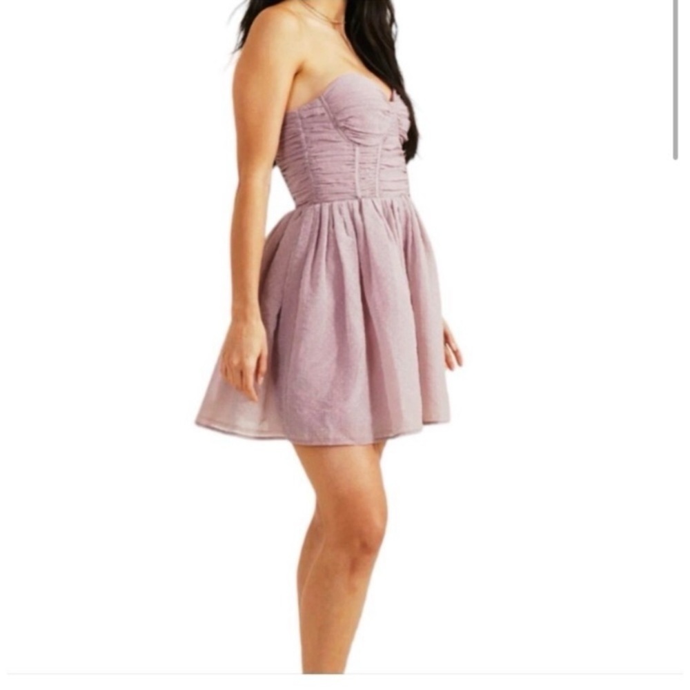 ALTAR’D STATE Lilac Shimmer Dress - Picture 3 of 7